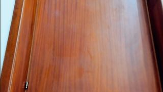 Fit Brunette Squirts Hard right on her Camera