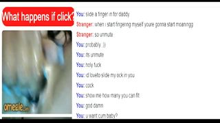 Horny Omegle Girl Fingers and uses Hairbrush