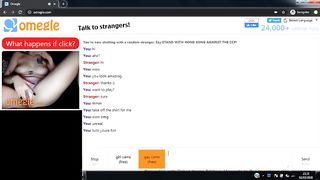Hottest Girl I have see on Omegle Leaves Early :(