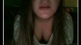 Omegle Aussie Teen Rubs her Clit