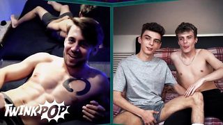 Twinkpop - Gay Couple Callum & Cole Shows A Sensational Hard Sex To Dante Colle Through Camera