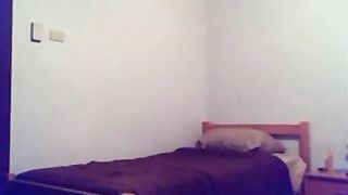 Horny, amateur woman is having steamy sex with a neighbor, in front of a hidden camera