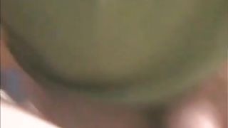 Amateur girl is masturbating late at night, while waiting for her boyfriend to come and fuck her