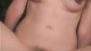 Amateur girl is masturbating late at night, while waiting for her boyfriend to come and fuck her