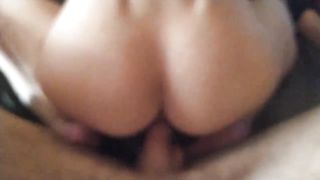 Boy is gently stroking amateur girlfriend’s wet pussy before he stick his long hard cock from behind