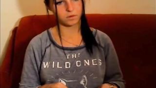 Amateur brunette is often in the mood to masturbate on cam, until she gets completely satisfied