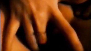 Playing with big tits and horny pussy on webcam