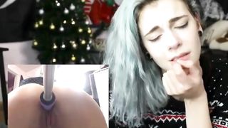 Webcam teen dildo machine