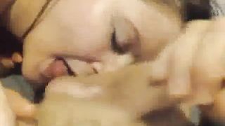 Big Titty Webcam Girl Swallows Cum