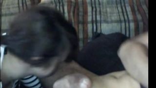 Cute teen couple fuck on webcam