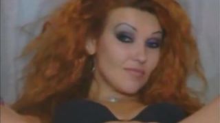Redhead masturbate orgasm pusssy on webcam
