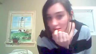 teen getting naked on webcam