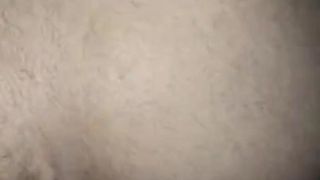 Quiet doggystyle homemade POV interracial