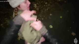 Lovely, amateur girl is moaning while sucking a stranger's dick , in the middle of the night