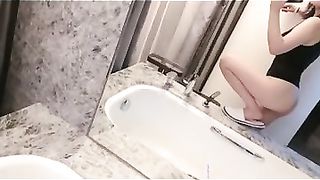 Chinese amateur woman is often getting fucked in front of the camera, unless she is masturbating