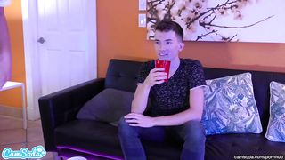 Hot cheating girlfriend caught fucking at game of thrones watch party