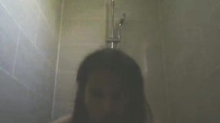 Having some fun in the shower 