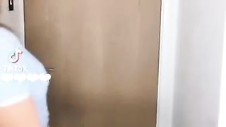 NSFW TIKTOK Silhouette Challenge Snapchat Rouge fucked hard in the doorway
