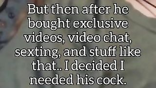 I let my biggest fan have sex with me. He fucked me so good and creampied me again. He loves my ass