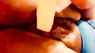 Rubbing my wet clit (join my fan club for other videos 