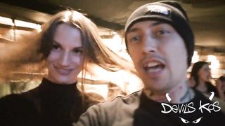 Porn stars on vacation in bowling. Vlog. One day in the life of a pornactor