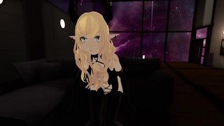 I let a simp fuck me IRL, while I'm playing VRCHAT (POV)