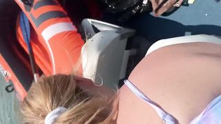 Walmart girl fucks on boat part 2