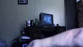 Boyfriend trashes parents room and fucks sexy green eyed Girlfriend