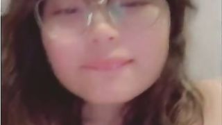 Ambiiyah having fun on Snapchat