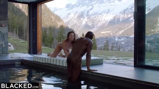 BLACKED Stunning ski-bunny Mary hooks up with a married man