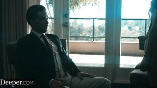 Deeper.  Morgan Rain and Paige Owens