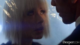 Deeper Jessie & Lilly have a twisted quarantine threesome