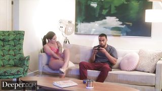 Deeper. Katrina Jade Gets Into the Game Just for Him