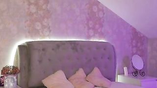 Charismatic brunette is sucking a fake dick on live cam, because she likes to tease