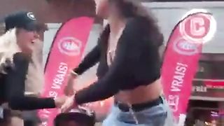 Hot Babe Fan Shows her Tits at Red Socks vs Yankees Game