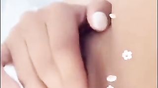 Hot babe Alva Jay fucks her pussy with a dildo