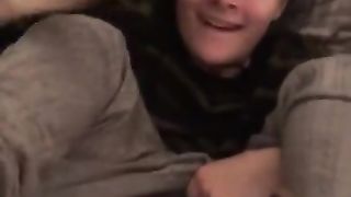 Fucking On My Roommates Bed While She’s In The Bathroom POV