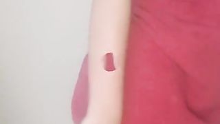 EROTIC DANCE when gwtting out of the shower for my webcam