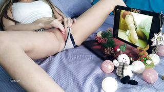 Christmas masturbation Katrin