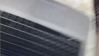 Big Silicone Tits Brunette Fucks her Pussy on Webcam