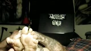 Dirty Foot Worship and Masturbation. Hot as Fuck.