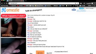 Australian Omegle Babe is in Awe of my Cock