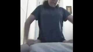 White Teen Fingers her Pussy Hard