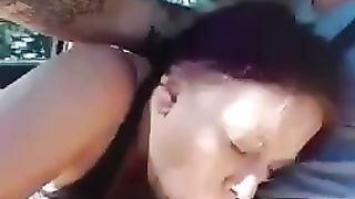 Cat didn't have Money to Pay for the Uber .. but she Paid with a Blowjob.