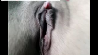 Big Clit Roped Close up