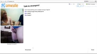 Webcam SPH - 2 Omegle Chicks Baked but not Blind - Terrible Freeze