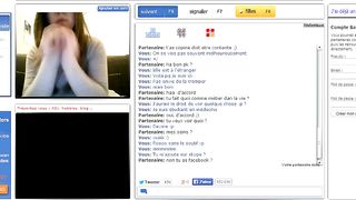 French Girl Show Tits on Omegle Bazoocam