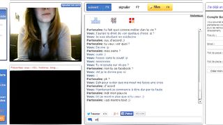 French Girl Show Tits on Omegle Bazoocam