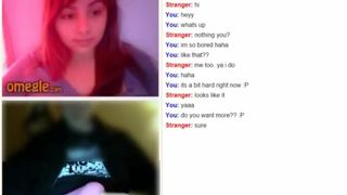 Omegle Cute Girl Flash Big Tits for my Dick