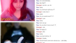 Omegle Cute Girl Flash Big Tits for my Dick